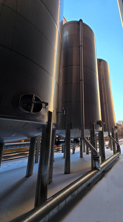 Used Tank, 20,000 Gallon, Duplex 2205 Stainless Steel, Insulated, Mueller, #5991692