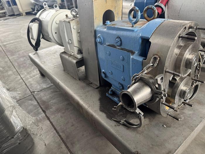 Used Pump, Positive, Waukesha, Model 130, 7.5 HP, 3” In/Out, #5991152