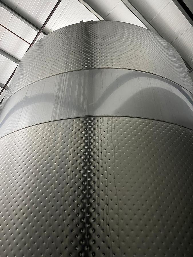 Used Tank, 26,000 Gallon, 304 Stainless Steel, Jacketed, 15'9" x 18' Straight Side, #5991778