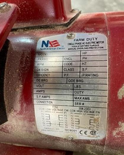 Used Conveyor, Belt, Incline, Cleated, Stainless Steel, 12", Nelson, 1 HP #C745229