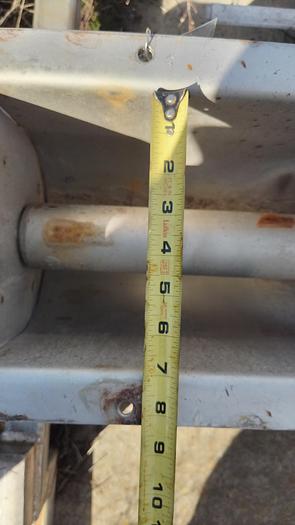 Used Conveyor, Screw, 6" x 72", S/st, Trough, Less Drive #S745024