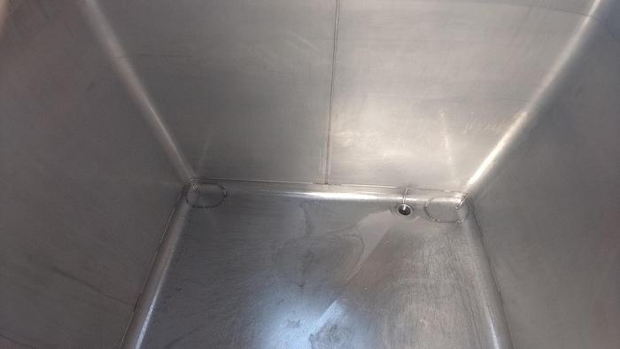 Used Tank, 350 Gallon, 316 Stainless Steel, LiquiTote, #5991126