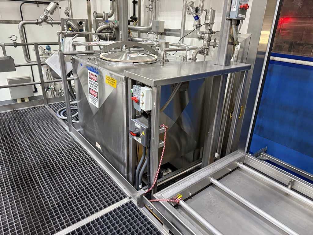 Used Liquifier Tank, 400 Gallon, Breddo, Likwifier, Stainless Steel, 40 HP, #5991622