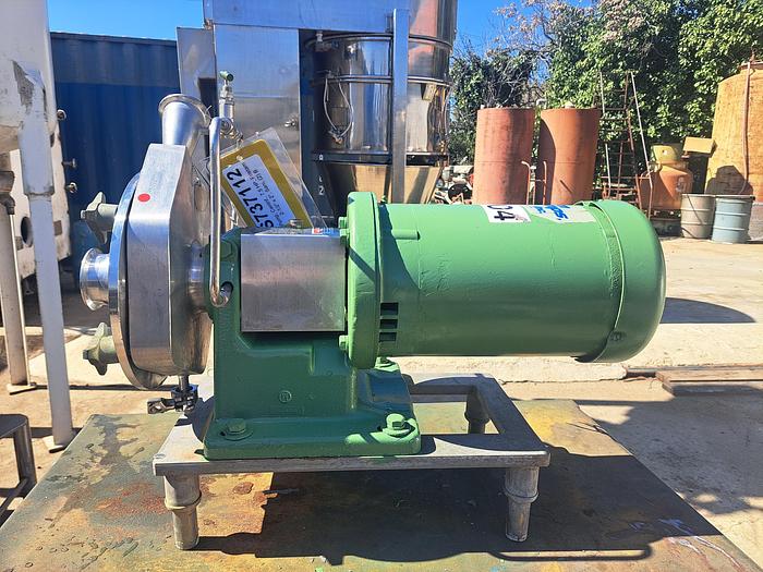 Used Pump, Centrif., 7.5 HP, Fristam, 2-1/2" x 2", Sani, (2) #S737112