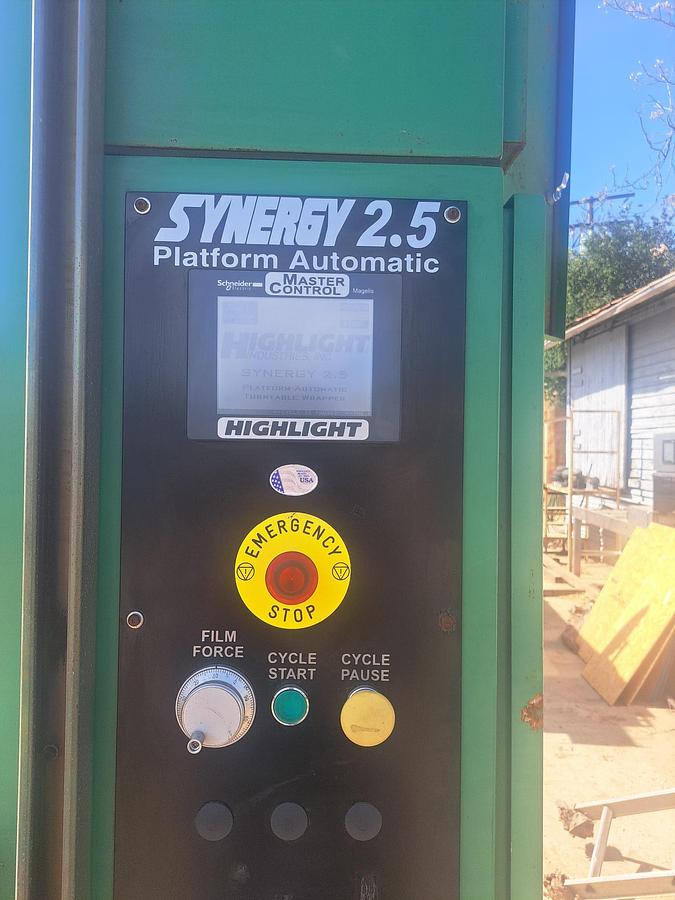 Used Wrapper, Pallet, Synergy 2.5, Semi-Automatic Turntable Stretch Wrapper, #5991298