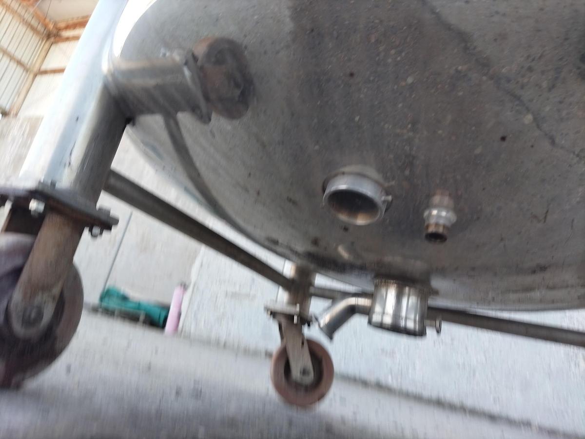 Used Tank, 132 Gallon (500 Liter), 316L Stainless Steel, Jacketed, Full Vacuum, 50 PSI, Lee, #5991493
