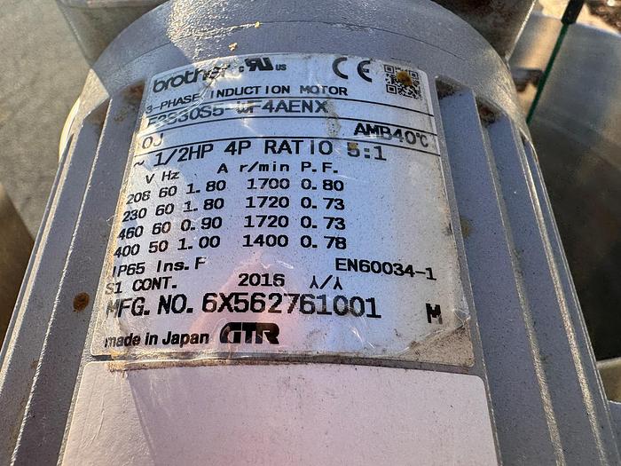 Used Reactor, 132 Gallon (500 Liter), Single Use, Stainless Steel, Thermo Scientific, 30" x 50" Jacketed #5991244