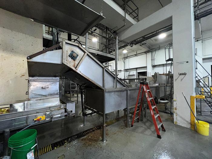 Used Fruit Washer, Lyco, Floodwasher, Receiving, Washing, Chopping - #4494882