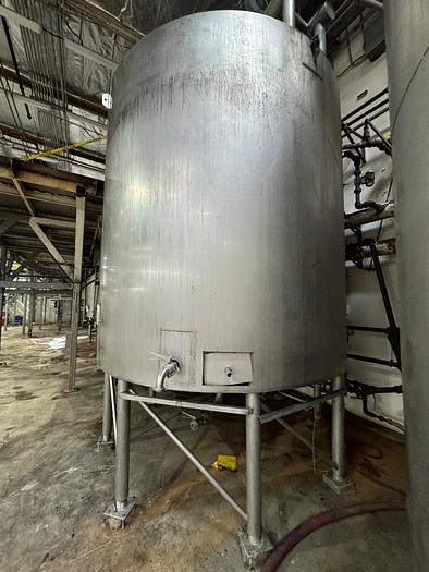 Used Tank, 6,000 Gallon, 316 Stainless, Jacket, Dbl Agitation, #5991016