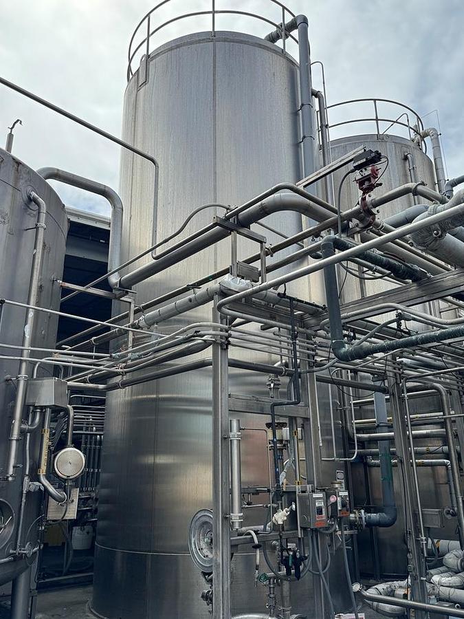 Used Tank, 15,000 Gallon, Feldmeier, Stainless Steel, Vertical Silo, #5991630