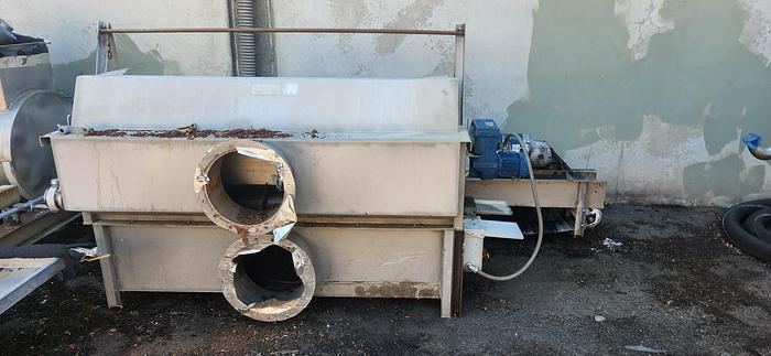 Used Rotary Screen, 25" x 72", Hycor Rotostrainer, Model RSA2572, Stainless Steel #4496754