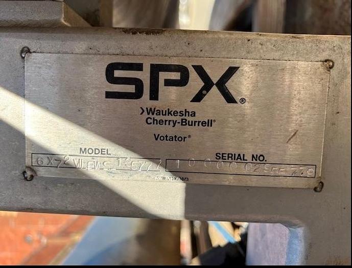 Used Votator, 6" X 72", Stainless Steel, Hot Oil, Spare Barrel, #5990977