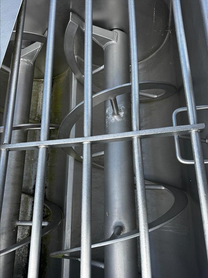 Used Mixer, Ribbon, Stainless Steel, Double Spiral Ribbon Blender, Model DM-28072-R, #5991836