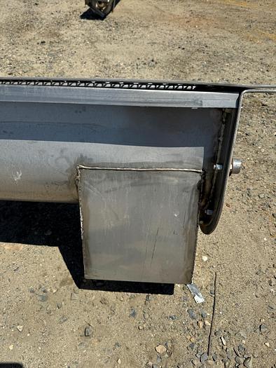 Used Conveyor, Screw, 9" X 8'3", Stainless Steel, With Drive, #5880240