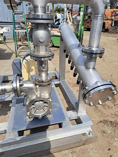 Used Pump, Centrifugal, 30 HP, Nikuni, Mdl KTM65S2, Bubble Generator