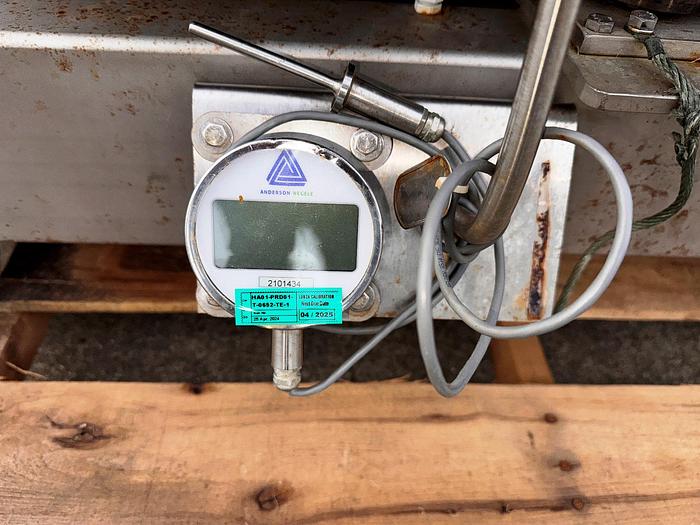 Used Reactor, 528 Gallon (2000 Liter), Single Use, Stainless Steel, Pall Life Sciences, 55" x 56" Jacketed, #5991262