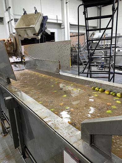 Used Fruit Washer, Lyco, Floodwasher, Receiving, Washing, Chopping - #4494882