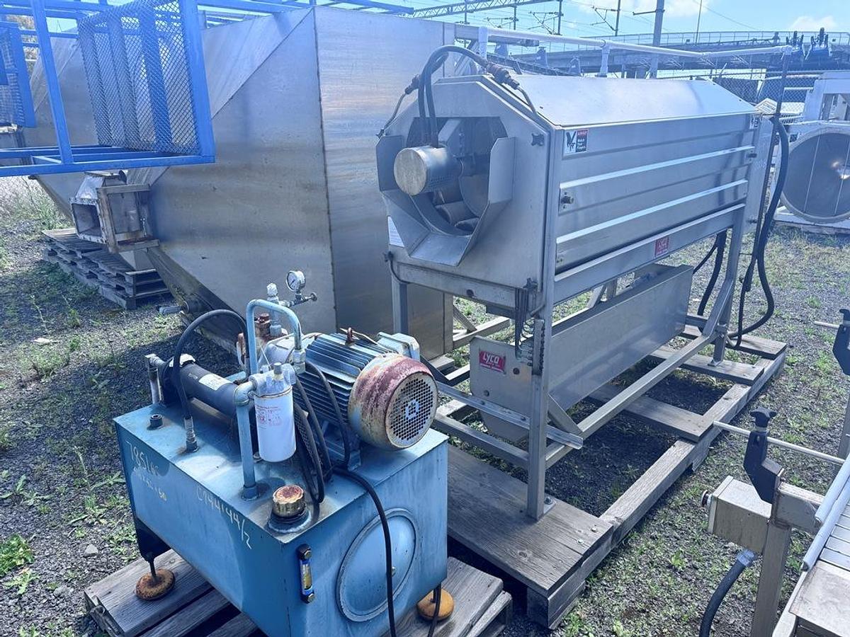Used Peeler, Lyco, S/st, Washer, Mdl 7000 Scrubber #C744144