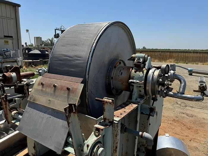 Used Filter, Rotary, Vacuum, Drum, 36" x 12", Ametek, Knife, #5880218