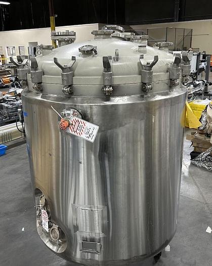 Used Reactor, 209 Gallon (790 Liter), 316L Stainless Steel, Jacketed, DCI, 45 PSI - #4755676