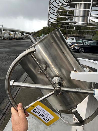 Used Chocolate Ball Mill, 10" Diameter x 14" Deep, Stainless Steel, Jacketed #S745106