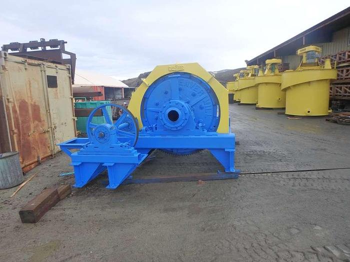 Used Ball Mill, 4' Diam x 5' Long, Denver, Rubber Lined - #D745262