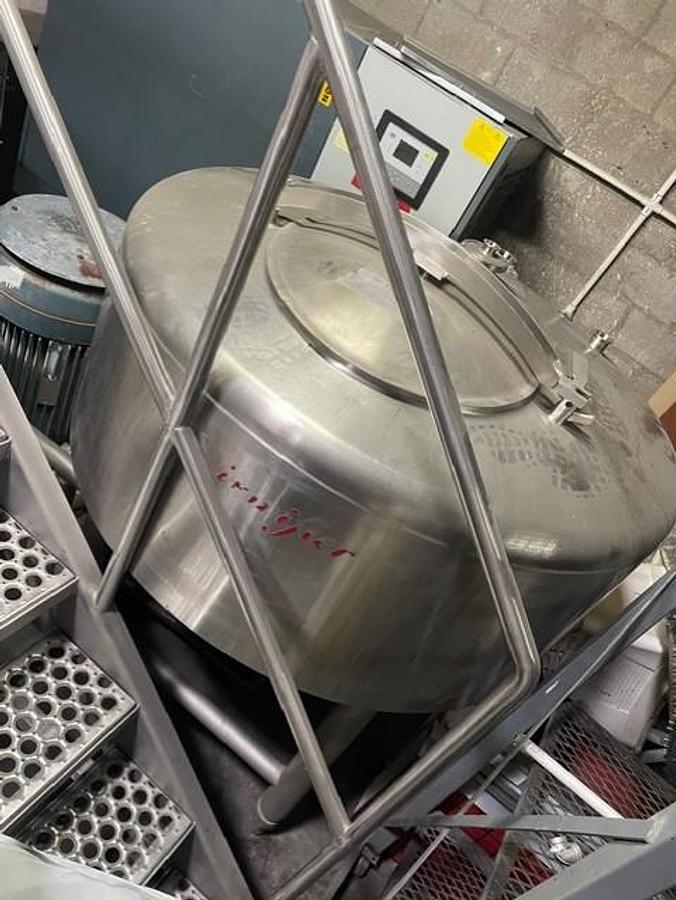 Used Liquifier, 200 Gallon, Jacketed, High Shear, Breddo, Stainless Steel, #5991691