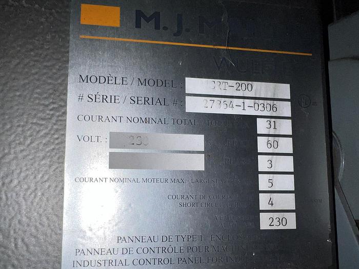 Used Palletizer, A-B-C, Model NODE 7, Automatic, Wulftec Stretch Wrapper, #