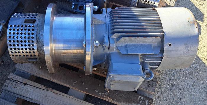 Used Tank, 575 Gallon, Mixing, Stainless Steel, Jacketed, Bolted Homogenizer #5991161