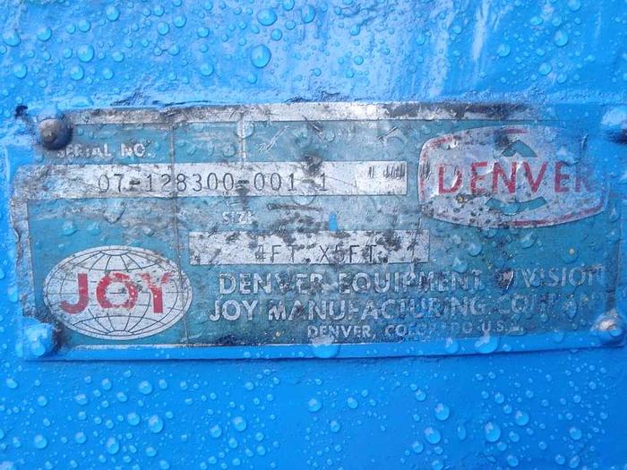 Used Ball Mill, 4' Diam x 5' Long, Denver, Rubber Lined - #D745262