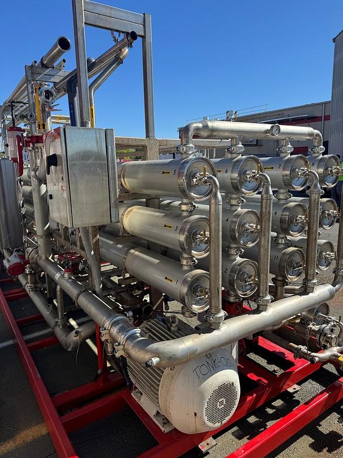 Used Water Treatment System, 225/300 GPM RO & Nano Filtration with UV, Osmonics, #5991632