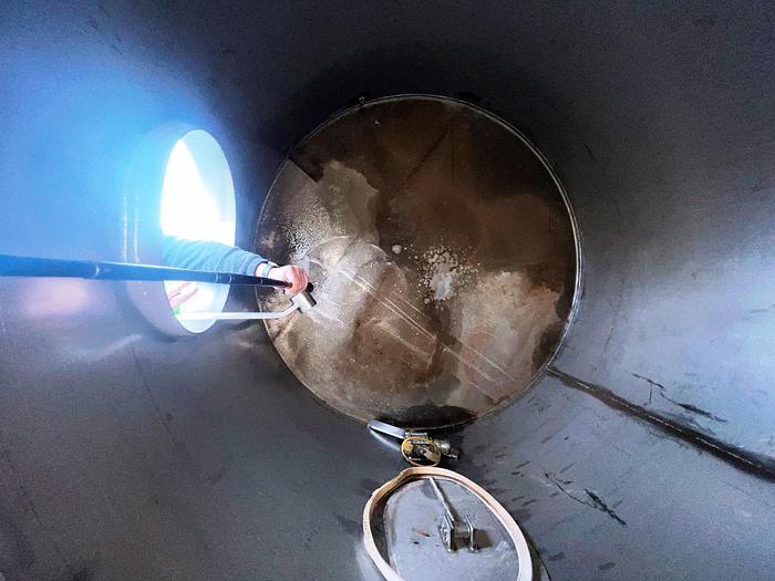 Used Tank, 2,400 Gallon, Stainless Steel, 5'6" x 14', Single Wall #S745016