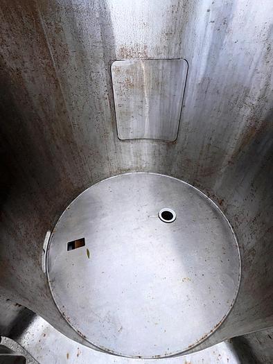 Used Reactor, 528 Gallon (2000 Liter), Single Use, Stainless Steel, Pall Life Sciences, 55" x 56" Jacketed, #5991262