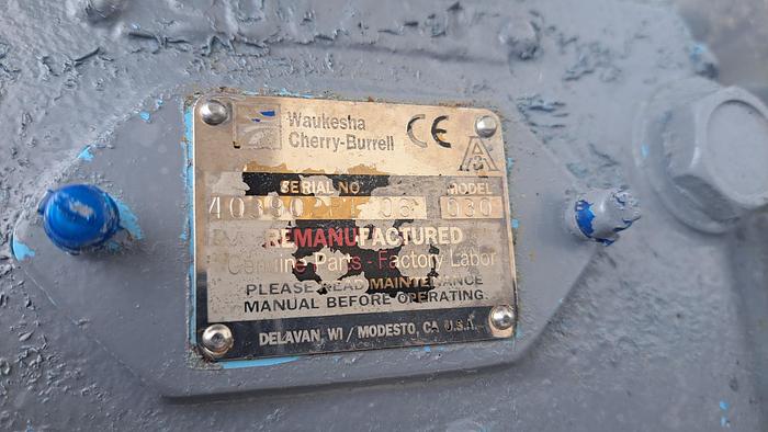 Used Pump, Positive, Waukesha, Mdl 030, 316 S/st, 1.5" #S745180