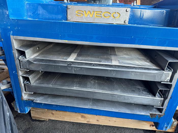 Used Screen, Gyratory, Sweco, 3' Wide X 6' Long, Stainless Steel, Model CLD 3X6L5 #S745404
