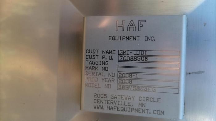 Used Dust Collector, Baghouse, 300 SF, 1400 CFM, S/st, #S741232