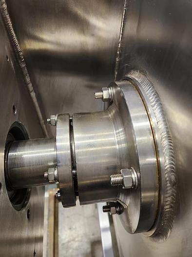 Used New 10 Cubic Foot Stainless Steel Ribbon Mixer, 5 HP