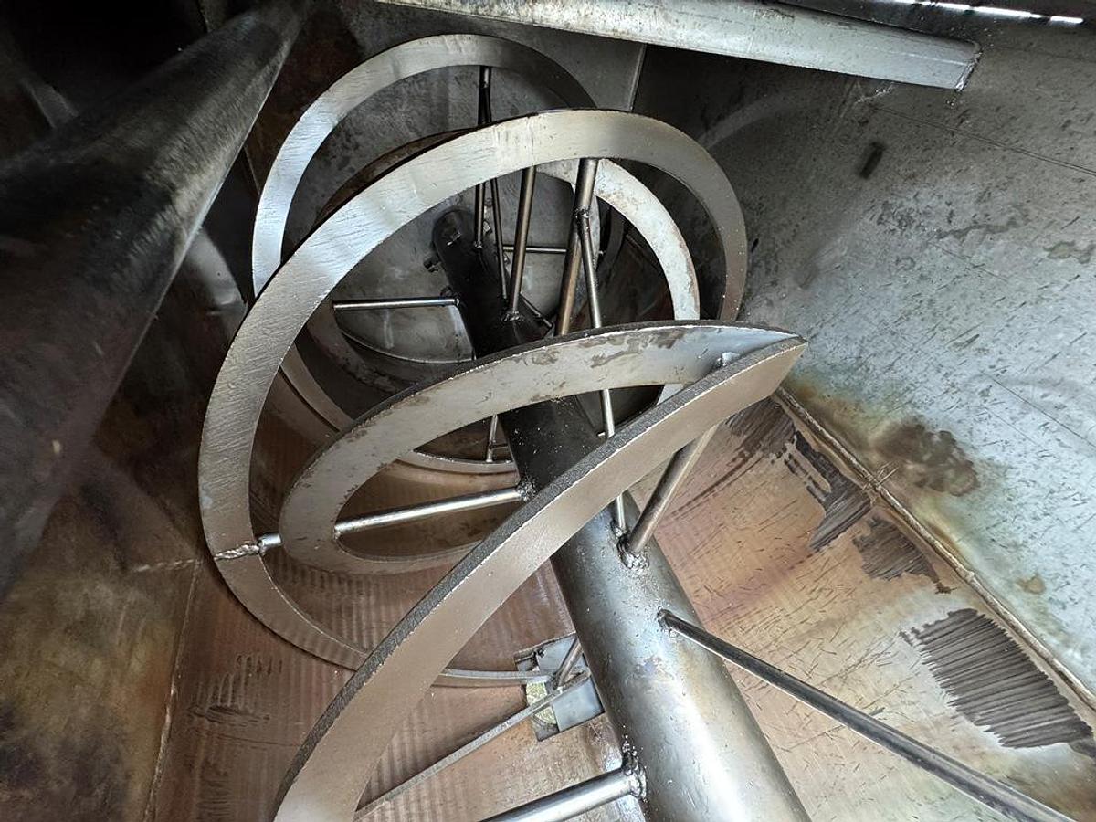 Used Mixer, Ribbon, 90 CF, 316L Stainless Steel, Austin Mac Inc, 50 HP, #5991352