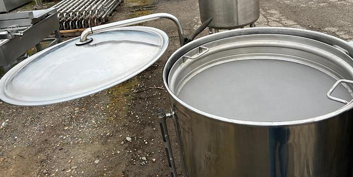 Used Kettle, 60 Gallon, Model KR-60 SP, Stainless Steel, Steamer Basket #S744981