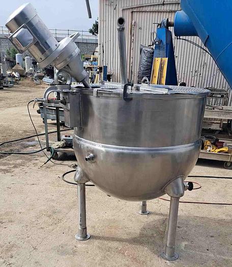 Used Kettle, 100 Gallon, Jacketed, Agitated, Groen #S745062