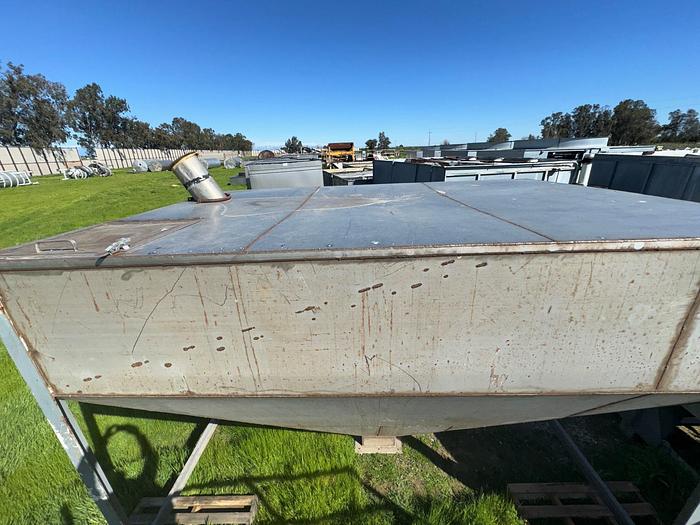 Used Hopper, 275 CF, Stainless Steel, Doyle, 12'Lx 8'W x 9'H, With Covers #S745480