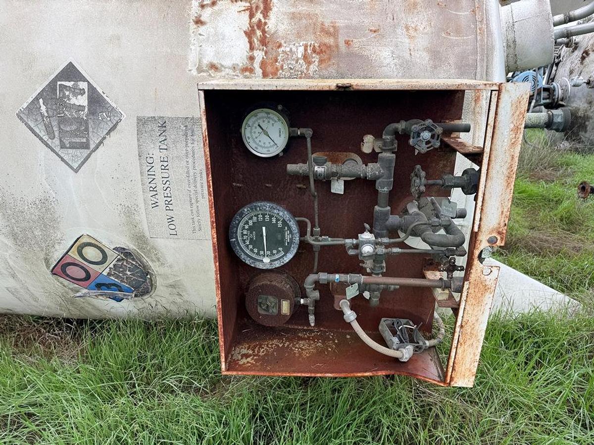 Used Tank, 1,200 Gallon, S/st, LN2 Storage, 65 PSI, Cryogenic, #S738626