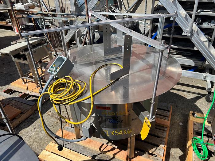 Used Table, Accumulation, 48", Stainless Steel, Unscrambler, PackWest #S745238