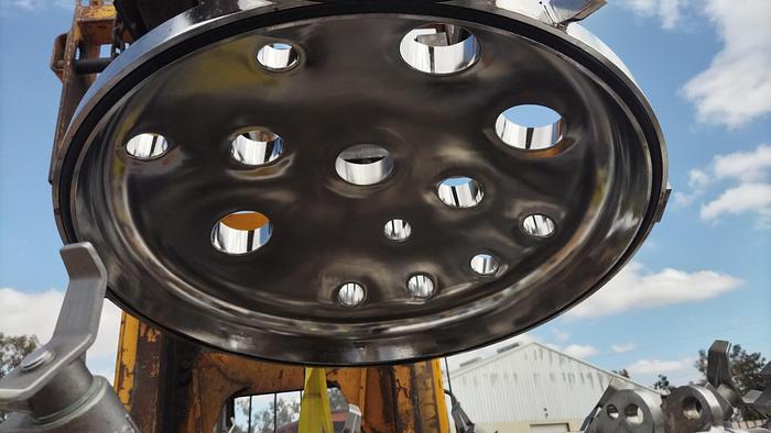 Used Reactor, 106 Gallon (400 Liters), 316L Stainless Steel, Jacketed, 50 PSI Internal - #S745276