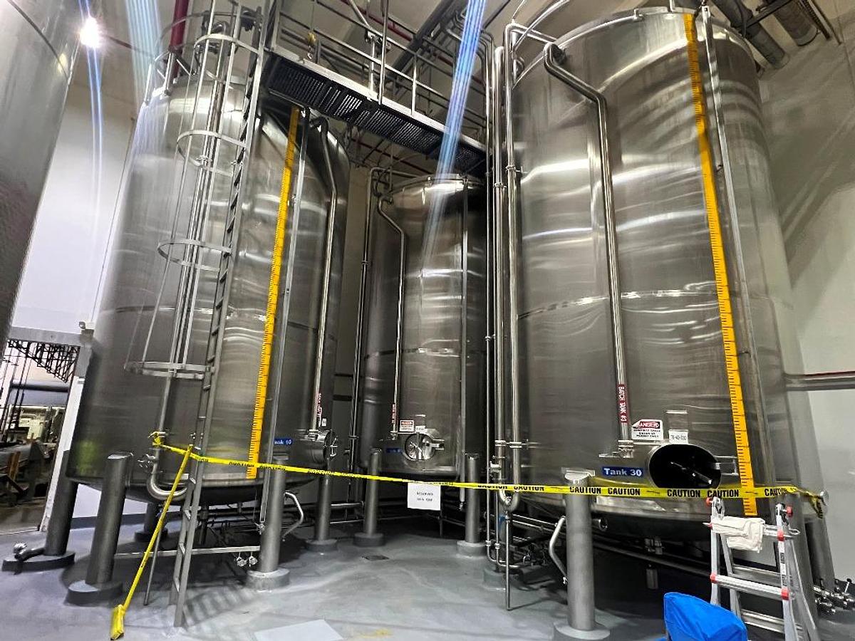 Used Tank, 10,000 Gallon, Watson Metal Masters, Agitated, Stainless Steel, Insulated, Qty 3, #5991624