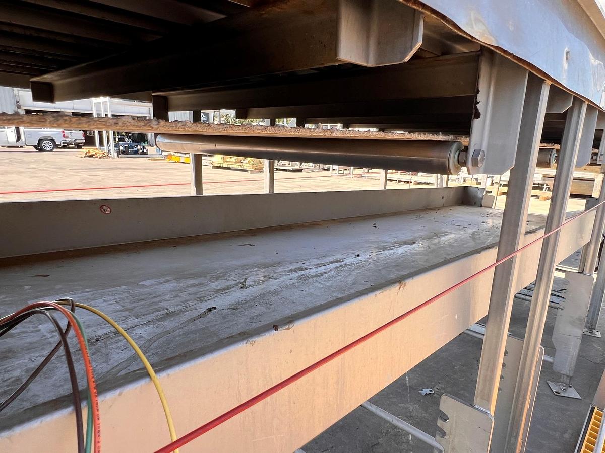 Used Conveyor, 36”W x 12’L, Inspection, Stainless Steel, Sound Ocean Metal Fabricators, #5991525