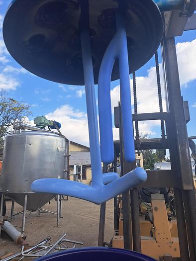 Used Reactor, 50 Gallon, Glass Lined, 150 PSI, Jkt, Pfaudler, #S738230