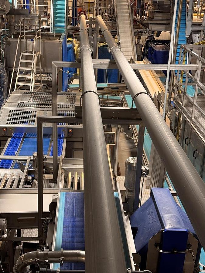 Used Conveyor, Tubular Drag Conveyor, Cablevey, 6300 Series, 6" di. X 200' Long, #5991848