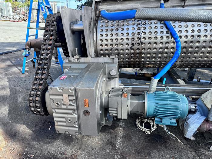 Used Holoflite, 24" X 20', Dual Screw, 316L Stainless Steel, 100 PSI #5990962