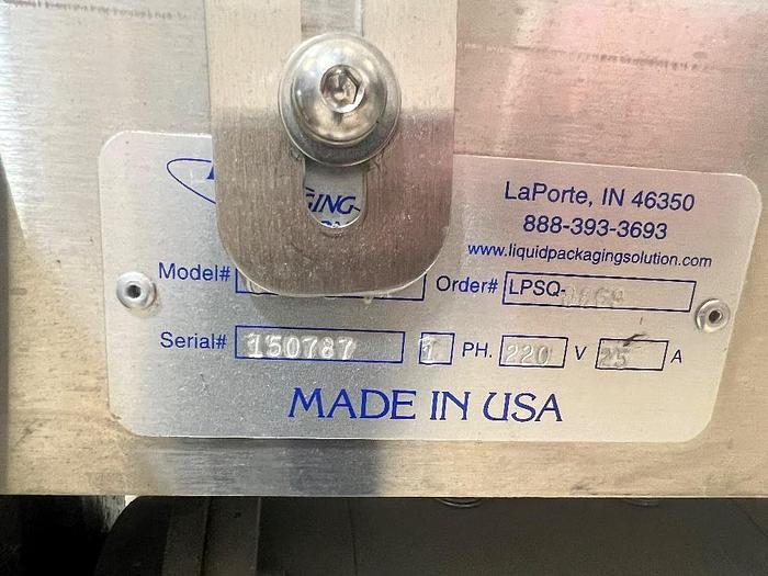 Used Filling Line, 12-Head, Overflow Filler, Inline Capper, Wrap Labeler #C745379